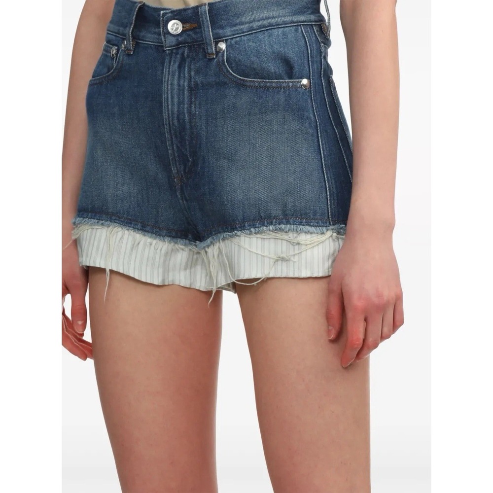 A.P.C. Natacha Ramsay Levi Layered Short Fray Hem Grunge Boho Coastal Women's 36